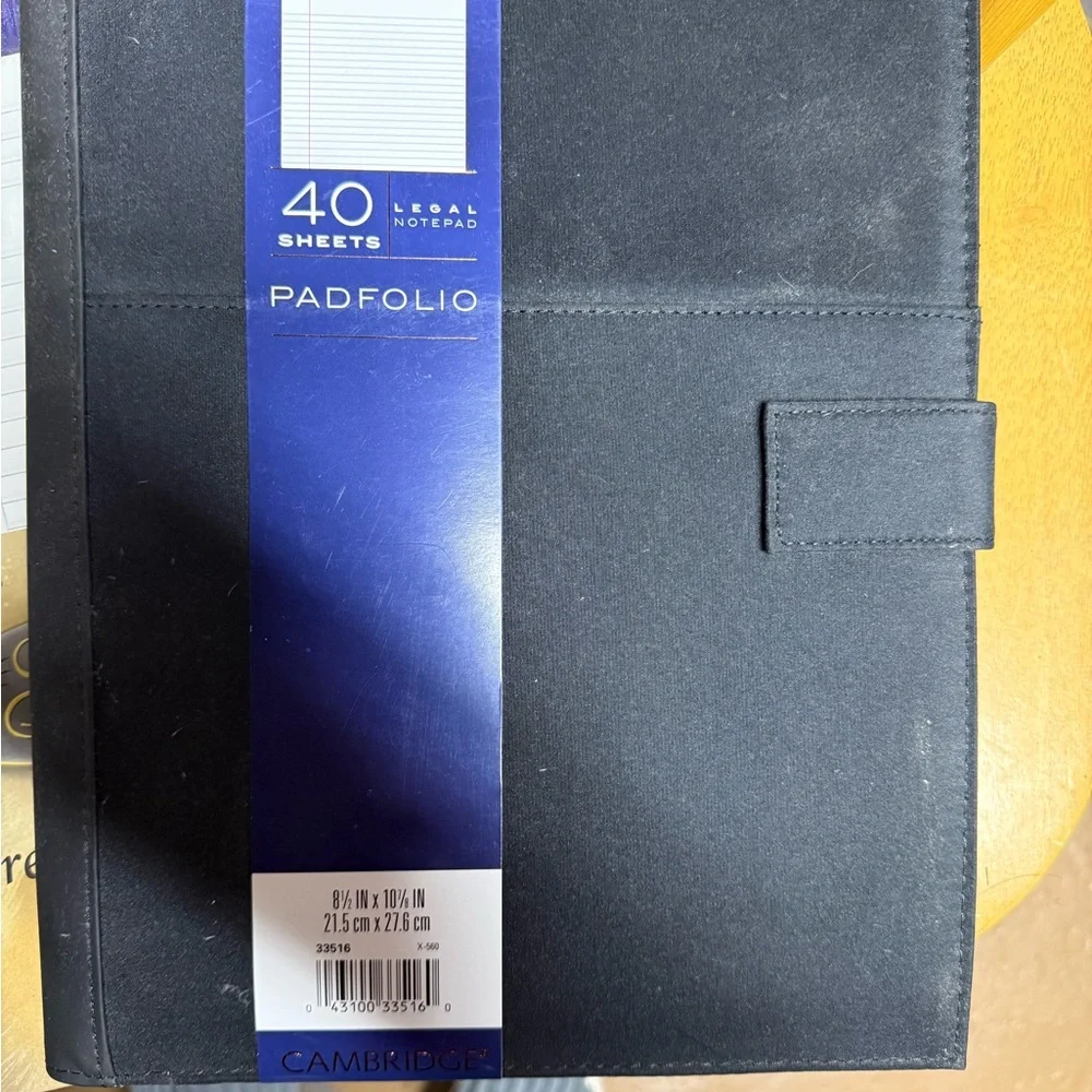 Cambridge Padfolio + Ampad Gold Fibre Planner Pads (NEW)